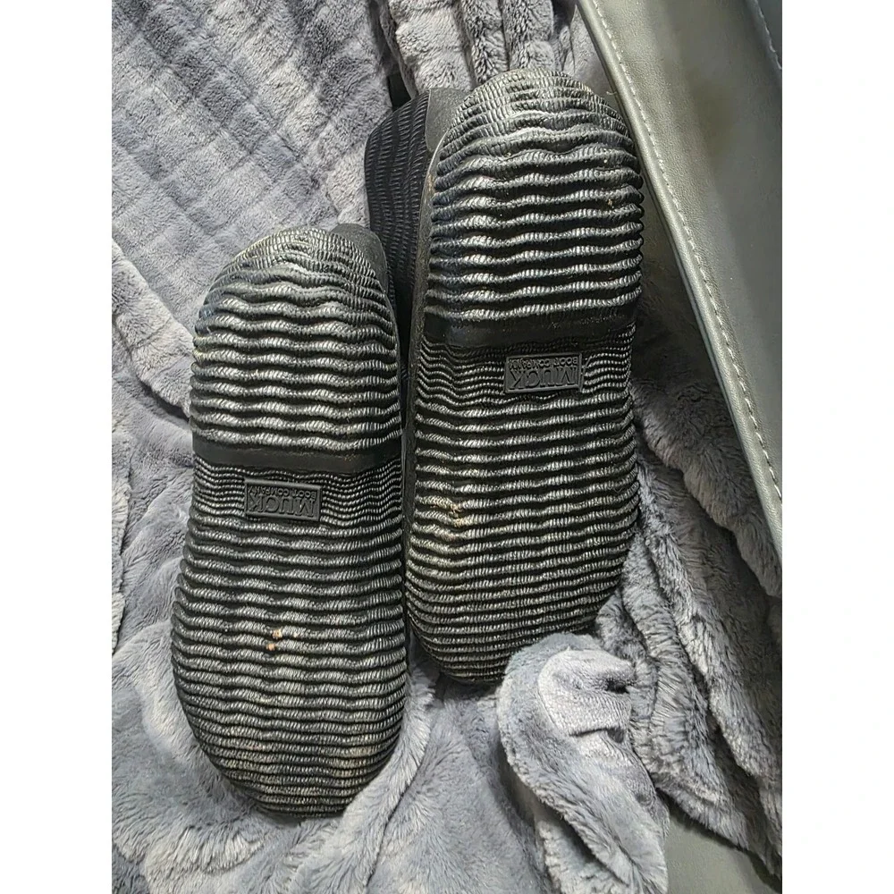 Muck Boot Company Hale Womens Size 7 Black Chevron Waterproof Rain Boots Tall